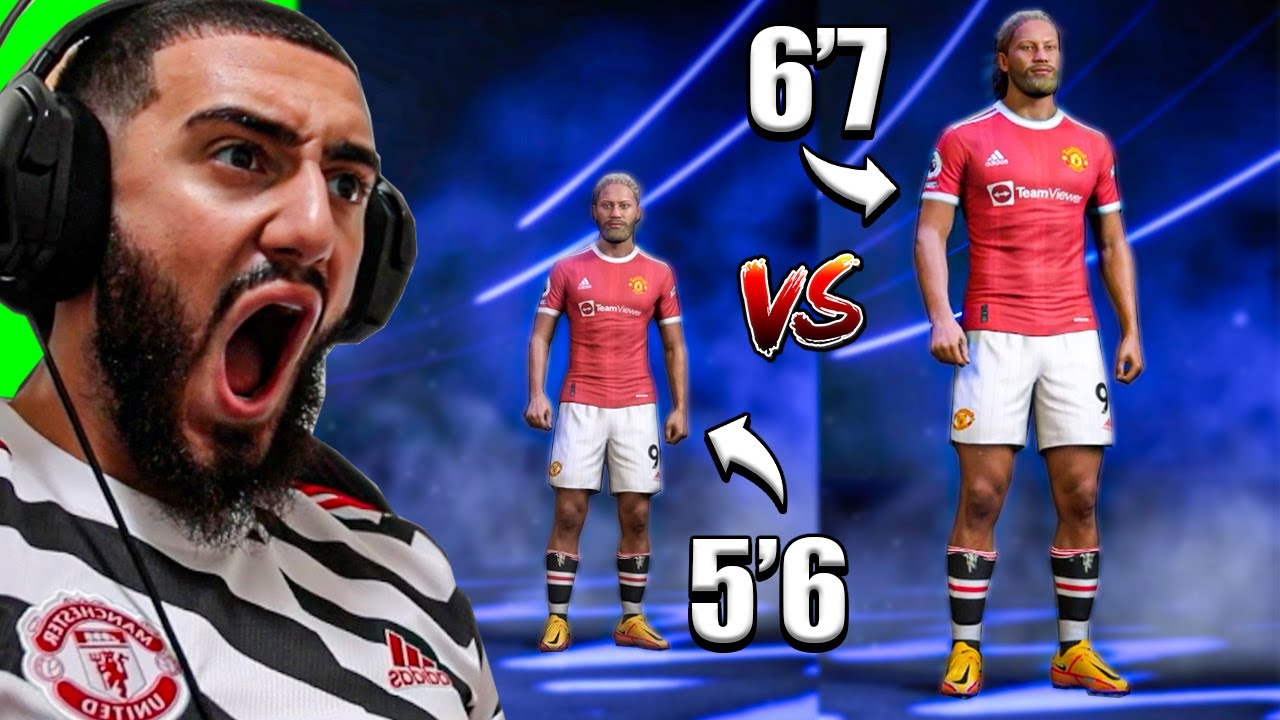 ANGZO GREALISH BECOMES A 6'7 STRIKER FROM 5'6.. 🔥 - FIFA 22 PLAYER CAREER MODE #14