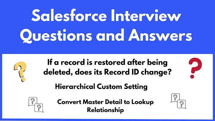 Salesforce Interview Questions and Answers - Part 4