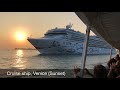 Venice Cruise Ship spotting | Sunset | Italy