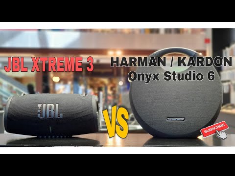 Harman Kardon Onyx studio 6 vs JBL Xtreme 3 sound showdown.