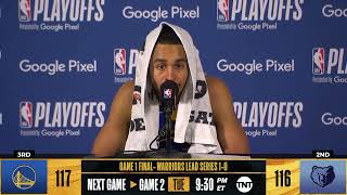 Jordan Poole Postgame Interview | Warriors vs Grizzlies | 2022 NBA Playoffs