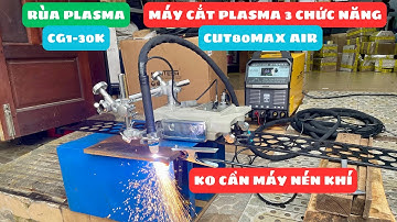 🔴Cắt plasma SIÊU MỊN👉Test Máy cắt Plasma Cut80 Max Air 2025 kết hợp rùa plasma CG1-30K TUYỆT ĐẸP!
