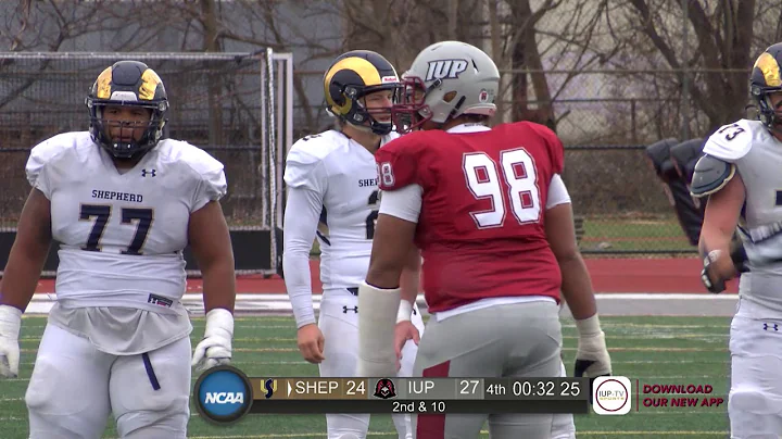 IUP vs. Shepherd 4th Quarter Final Drive - 11/23/19