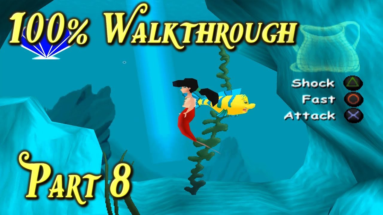 Disney's The Little Mermaid II (PS1) 100% Walkthrough - Part 8 - Frozen Sea