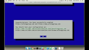 Adding SSL Certificate Let
