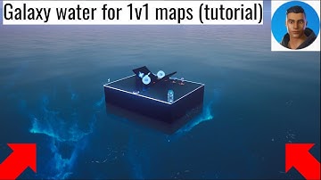 How to make GALAXY WATER for 1v1 maps in FORTNITE CREATIVE (tutorial)