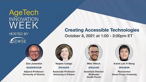 Creating Accessible Technologies