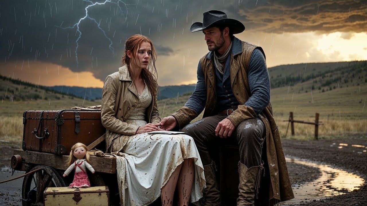 Bride Sat Alone in the Storm, The Cowboy Covered Her With His Coat and His Name