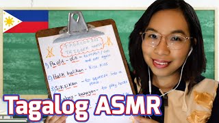 ASMR LEARN TAGALOG LANGUAGE CLASS ROLEPLAY (Soft Speaking & Mic Scratching) 📕🇵🇭 screenshot 2