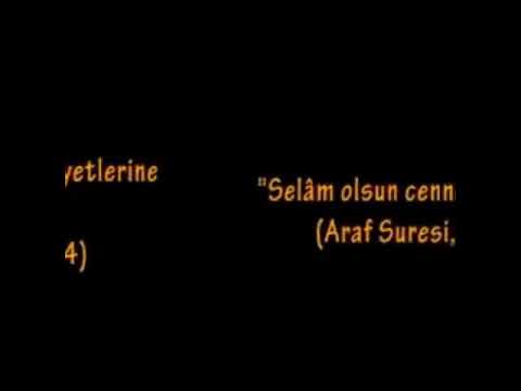 SELAM OLSUN BİRBİRİNİ ALLAH İÇİN SEVENLERE