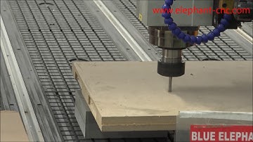 Step4: Weihong Control System Set/Pause/Stop BLUE ELEPHANT CNC Router 1325 3S Pneumatic System Video