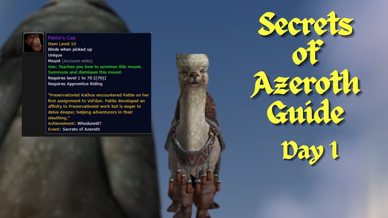 Secrets Of Azeroth Event Guide WoW Secrets Of Azeroth Secrets Of Azeroth Day 1 Walkthrough secrets-of-azeroth-event-guide-wow-secrets-of-azeroth-secrets-of-azeroth-day-1-walkthrough