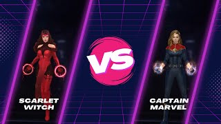 Scarlet Witch (Rage) V/s Captain Marvel (Rage) [Stage 24 Jean Grey] l Marvel Future Fight