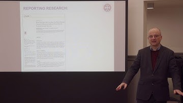 Lecture 7 - Igor Rudan: Prognosis of Disease and Reporting Research