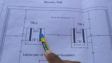 Transformer Platform Layout Drawing Reading || Civil Engineer