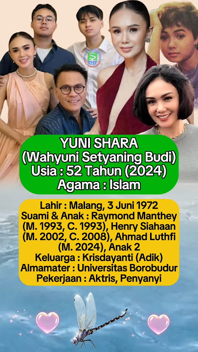 Yuni Shara : Biodata Lengkap #yunishara #biodata #celebrity #artist #shorts