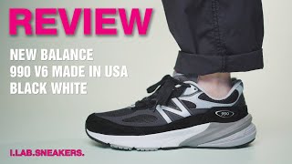 [4K] 40년동안 달라지지 않은 부분은 만족감!  990의 끝 뉴발란스 990 V6 블랙  New Balance 990v6 Black White M990BK6