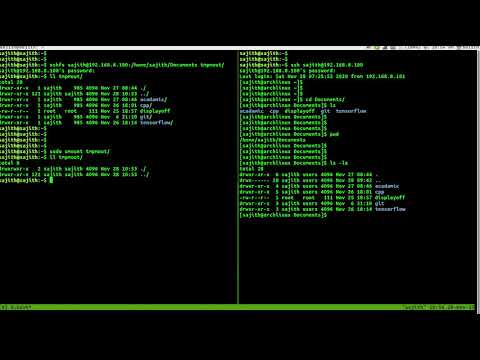 How to mount remote Linux folder into local Linux folder using sshfs