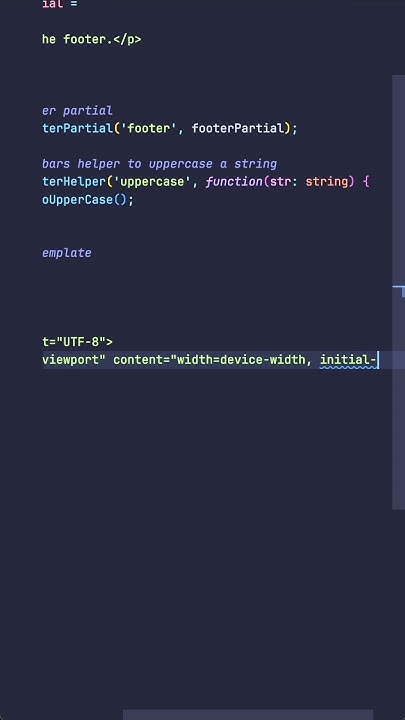 Create Dynamic HTML templates using HandleBars and Typescript 😎 - YouTube