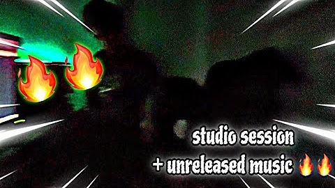 MINI VLOG #4 | STUDIO SESSION PT.2 (WITH MORE UNRELEASED MUSIC🔥)