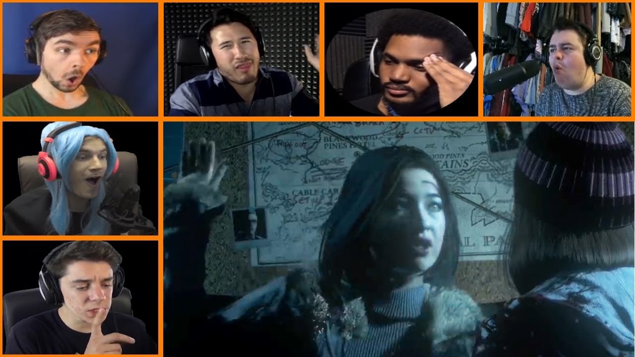 Let's Players Reaction To Emily Slapping Ashley | Until Dawn | Part 1