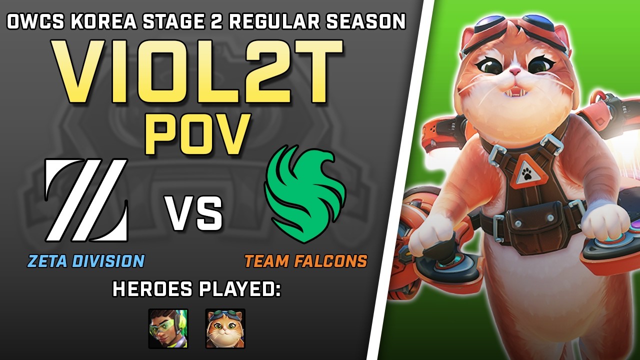 [ Viol2t ] Epitome of Jetpack Cat | ZETA Division vs Team Falcons ...