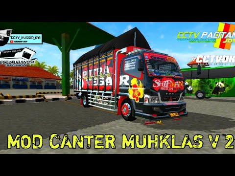 SHARE MOD BUSSID TRUK  CANTER  MUHKLAS V  2 SHIPMAN YouTube