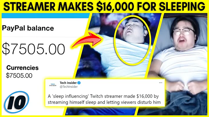Twitch Streamer Makes $16,000 In One Night For Sleeping