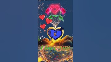 # K letter name status 💖|| K name art video 😍|| WhatsApp status 💘||2023#gramin boy