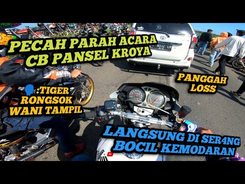 15K BIKERS CROSSING CB GL MP TIGER THROUGHOUT INDONESIA‼️CROYA CB PANSEL EVENT‼️CJDWGANK PANGGAH LOS