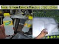 Limca type flavour production | water proof label stiker #sodabottlingplant #waterbottling