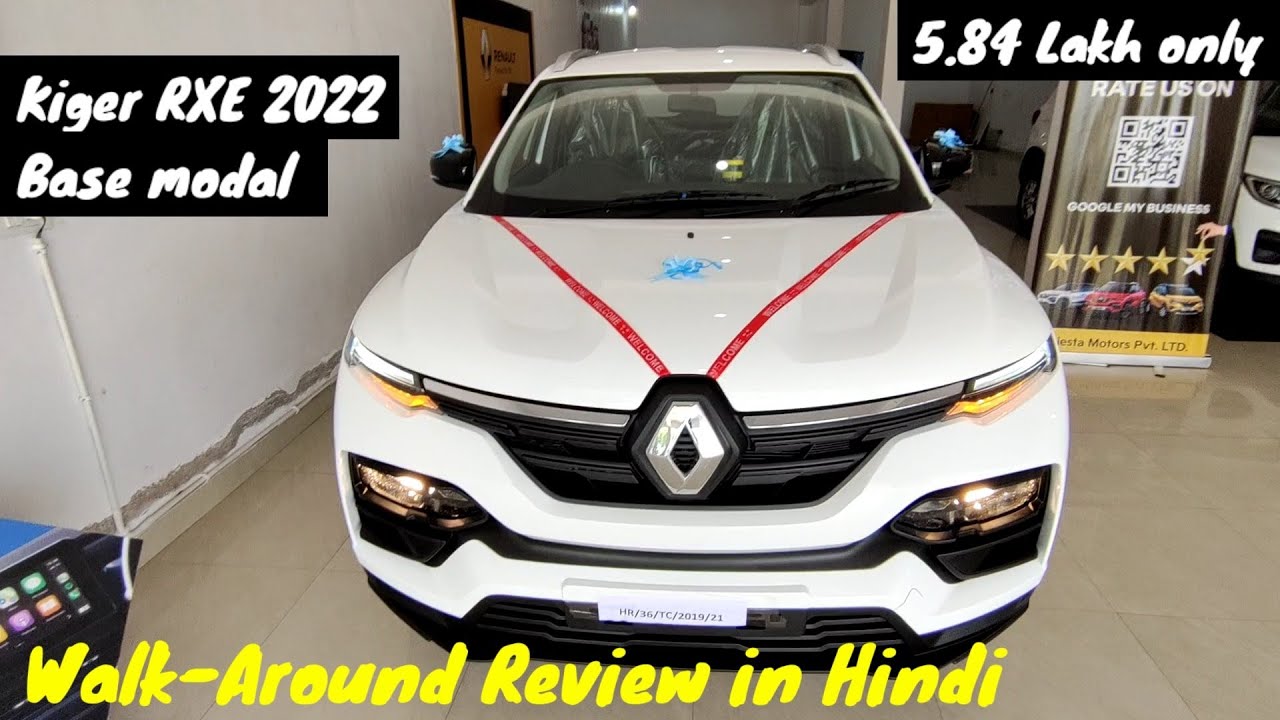 Renault Kiger 1.0 Rxe 2022 Full detailed Walk-Around Review in Hindi by 