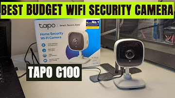 Budget Wifi Security Camera - TP Link Tapo C100 (Unboxing and Setup)