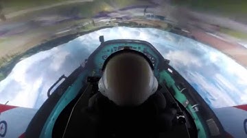 Through the town in IRIS PC-9 - First flight.