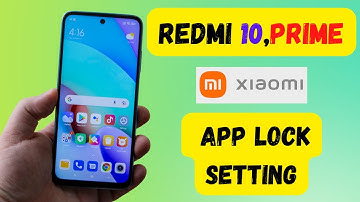 Redmi 10 App lock setting || Set REDMI 10 prime app lock || EASY METHOD