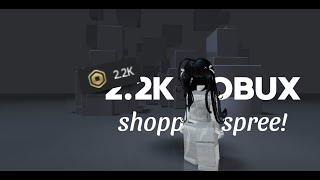 2.2k robux shopping spree!! // 600 subs special!