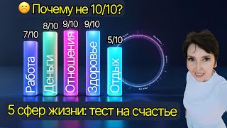 видео: Счастье в Твоих Руках: Тест на 5 Сфер картинка: Счастье в Твоих Руках: Тест на 5 Сфер