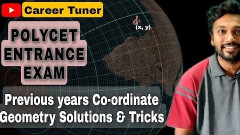 POLYCET Entrance Exam 2021|Co-ordinate Geometry Previous year exam papers || Crack POLYCET