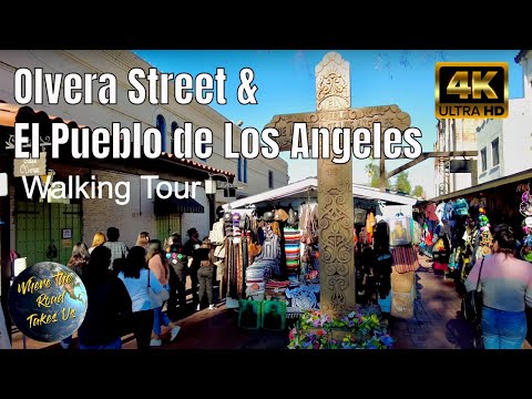 Videó: Olvera Street, El Pueblo de Los Angeles