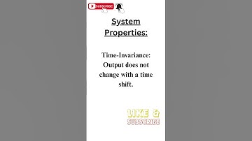 Systems and Their Properties #signal #signals #property #properties