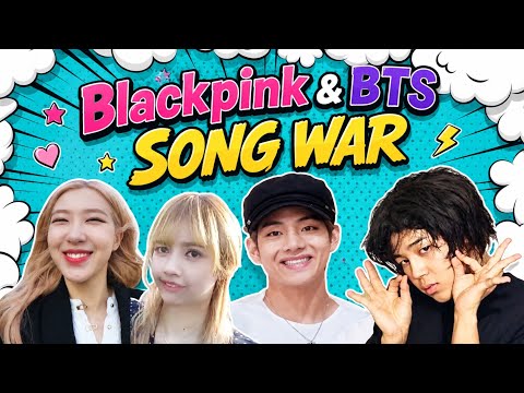 Blackpink & BTS song war 😂 || Edit by fatima ||