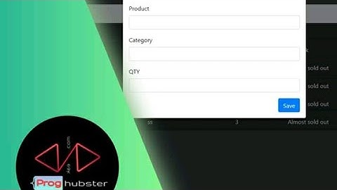 Add Data in Visual Basic  6.0  with modal Bootstrap Connected to MySQL Database