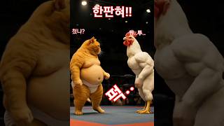 한판혀?#재미있는 #흥미로운 #ai #cat #권투