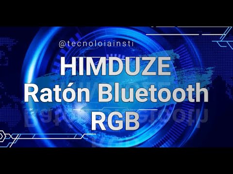 REVIEW COMPLETA. 🖱️🖱️HIMDUZE Ratón Bluetooth RGB🖱️🖱️