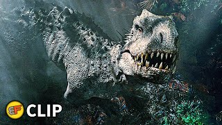 Indominus Rex Attacks Owen \& Claire Scene | Jurassic World (2015) Movie Clip HD 4K