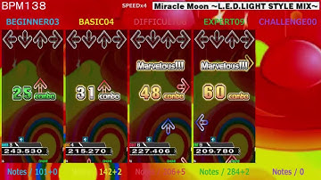 DDR / Miracle Moon ～L.E.D.LIGHT STYLE MIX～ - SINGLE (DanceDanceRevolution EXTREME)