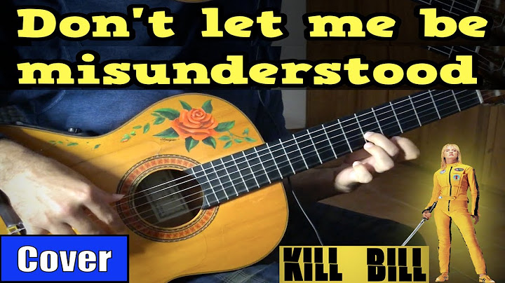 Don’t Let Me Be Misunderstood Guitar version - Guitar performance video thumbnail