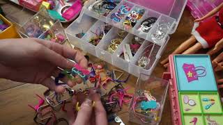 Organizing my Small Barbie Accessories - Organization/Speed Organizing Video