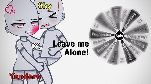 Making a Couple OC [Yandere Edition]🚩(LOVERS?!)  (Spin The Wheel!) || Gacha Challenge