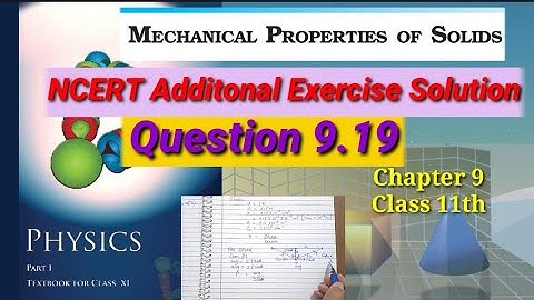 NCERT Exercise Solution | Question 9.19| Class 11th Physics | Chapter 9|